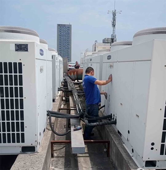 花都中央空调制热和不制冷系统维修方法